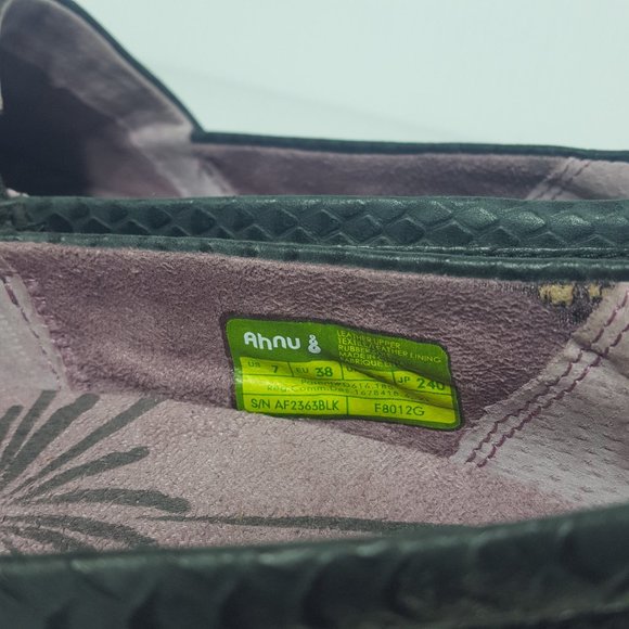 Ahnu Womens Leather Slip-ons - Size 7 US - Pre-owned - C1KG84 - Picture 6 of 7